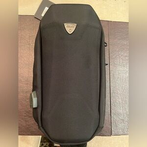 Sleek Black Belt Bag for Men